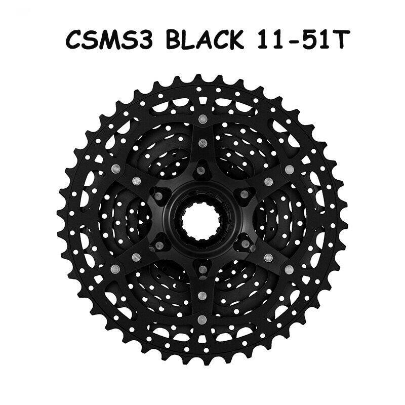 Sunrace 10 Speed Cassette CSMS3 CSMX3 11-40T 42T 46T 51T Bike Cassette fit Shimano SRAM Flywheel 11-40 11-42 11-46 10V Cassette-WAYBIKER