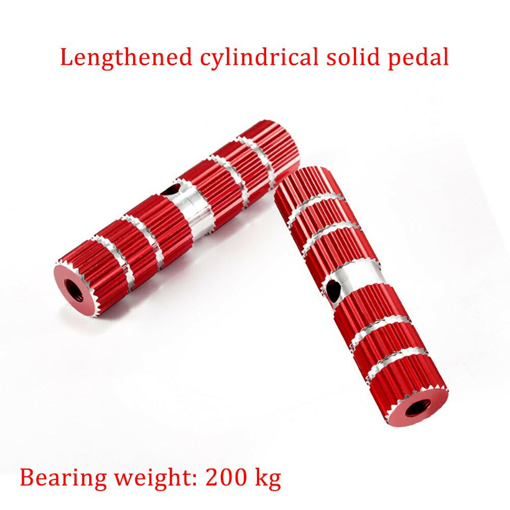 1 Pair Bicycle Pedals Axle Foot Rest Pegs Aluminum Alloy Anti-Slip BMX Bike Rear Wheel Pedal Bike Accessories-WAYBIKER