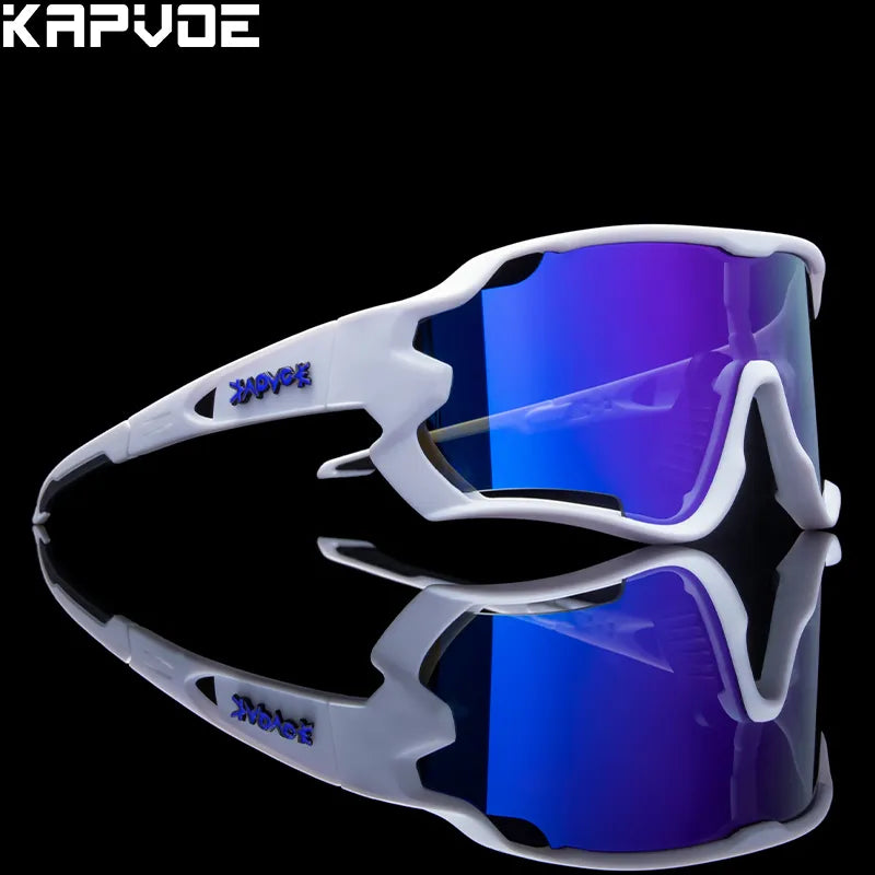 Kapvoe Polarized Cycling Sunglasses Men Outdoor Sports Bicycle Women Bike Cycling Glasses TR90 Bike Goggles Eyewears-WAYBIKER