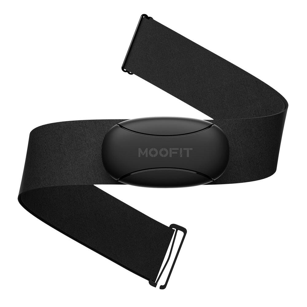 MOOFIT HR8 Heart Rate Monitor Chest Strap Bluetooth & ANT+ IP67 Waterproof HRM HR Sensor Compatible with Zwift, Wahoo, Endomondo-WAYBIKER