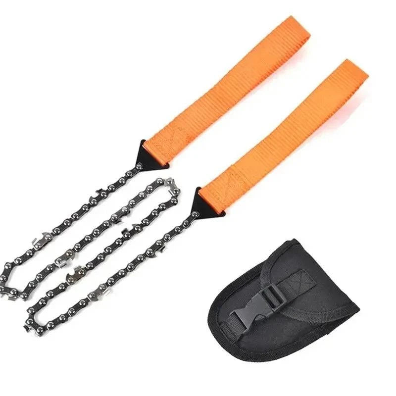 Portable Survival Chain Saw Chainsaws Emergency Camping Hiking Tool Pocket Hand Tool Pouch Outdoor Pocket Chain Saw-WAYBIKER