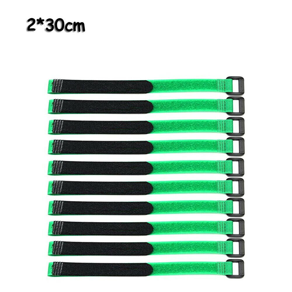 10 PC 2*50cm Reusable Fastening Bike Tie Nylon Hook &amp Loop Durable Multil Purpose Self-adhesive High Quality Strap Cable Ties-WAYBIKER
