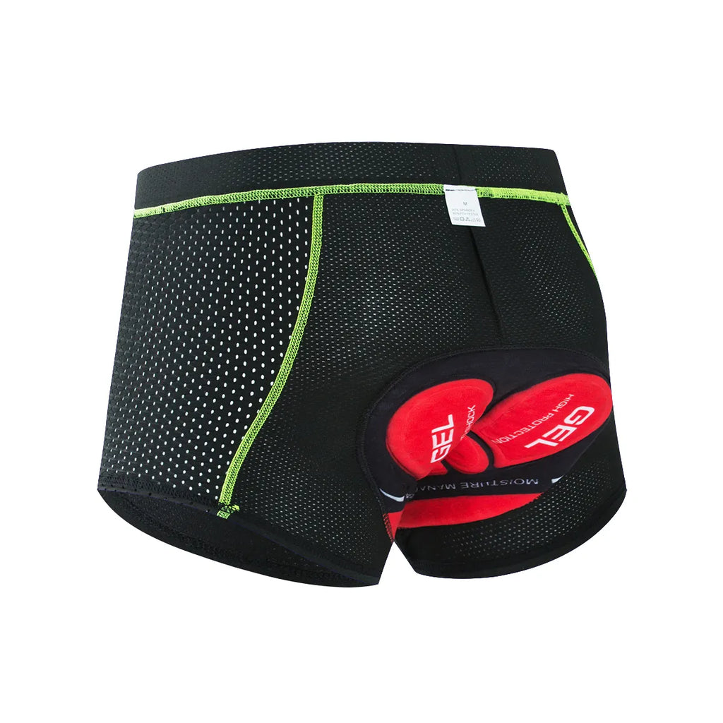TELEYI Cycling Underwear 5D Breathable Padded Gel Bike Shorts Men MTB Anti Slip Leg Grips Riding Cycling Shots Ciclismo-WAYBIKER