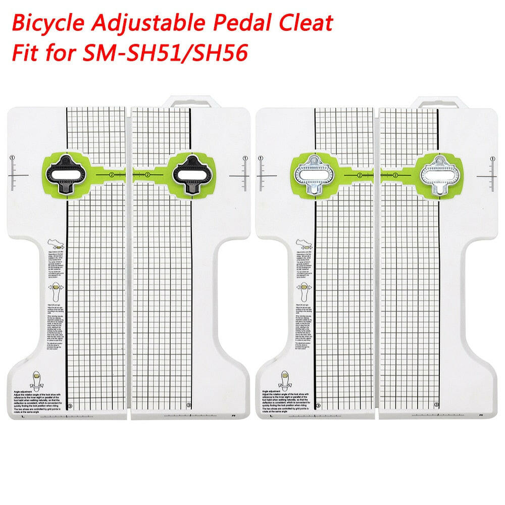 Bicycle SPD MTB Adjustable Pedal Cleats Self-Locking Pedal Cleat Adjustment Tool for SPD MTB Bike Cycling Locking Shoes Cleat-WAYBIKER