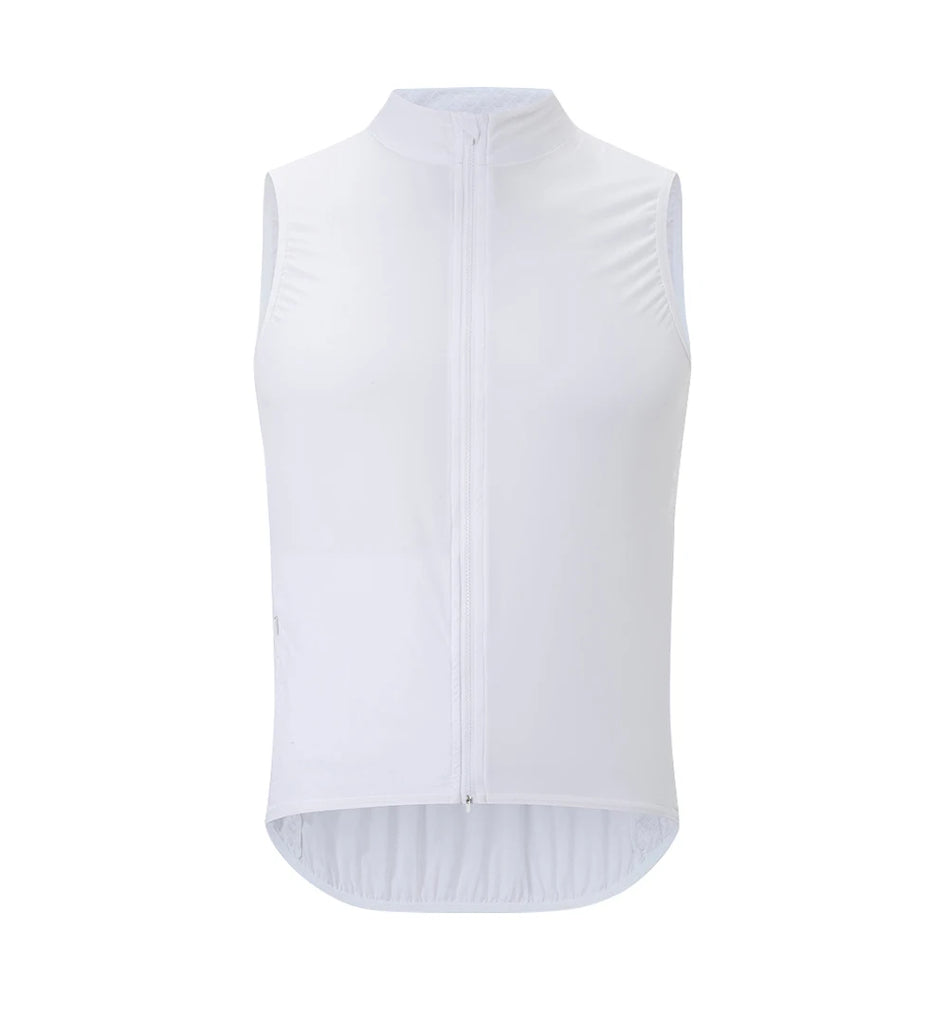 HISERWA Cycling Vest Windproof Sleeveless Bicycle Gilet Lightweight Outdoor Breathable Windwater MTB Road Vest Cycling Clothing