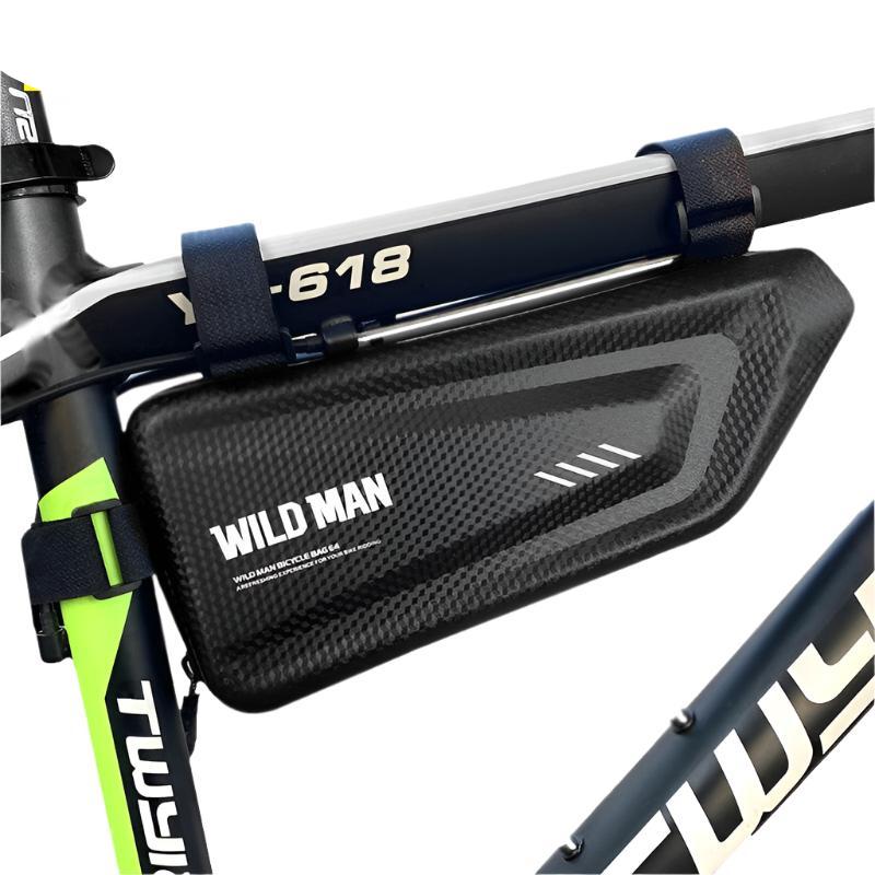 WILD MAN Rainproof Bicycle Bags Bike Handlebar Bag Top Tube Bag Cycling Saddle Bag Cycle Tool Bag Mtb Accesorios Hard Shell-WAYBIKER