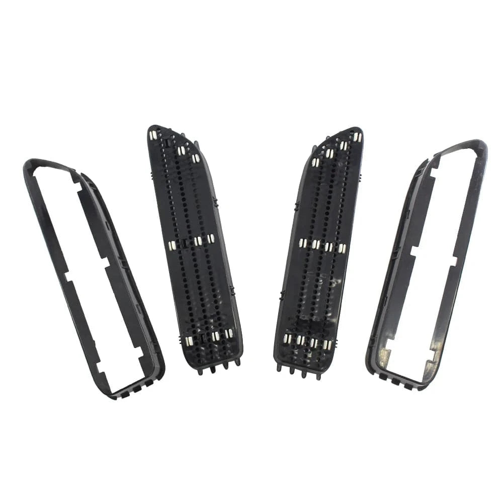 Dumb Black Side Grill Grille Fen-der Vents Replacement for B-MW E46 M3 01-06 Fen-der Vents Plastic Car Accessories-WAYBIKER