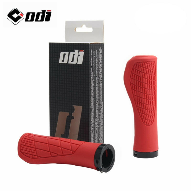 ODI Bicycle Grips Soft Silica Gel Mountain Bike Grips Ergonomics Mtb Cuffs Waterproof Mtb Bike Handle Lock on Bicycle Handles-WAYBIKER