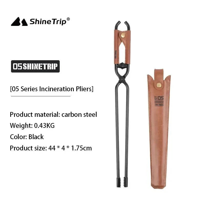ShineTrip Camping Stove Outdoors Wood Burning Stove Stainless Steel Heating Stove Campfire Grill for Outdoors Cooking Picnic BBQ-WAYBIKER