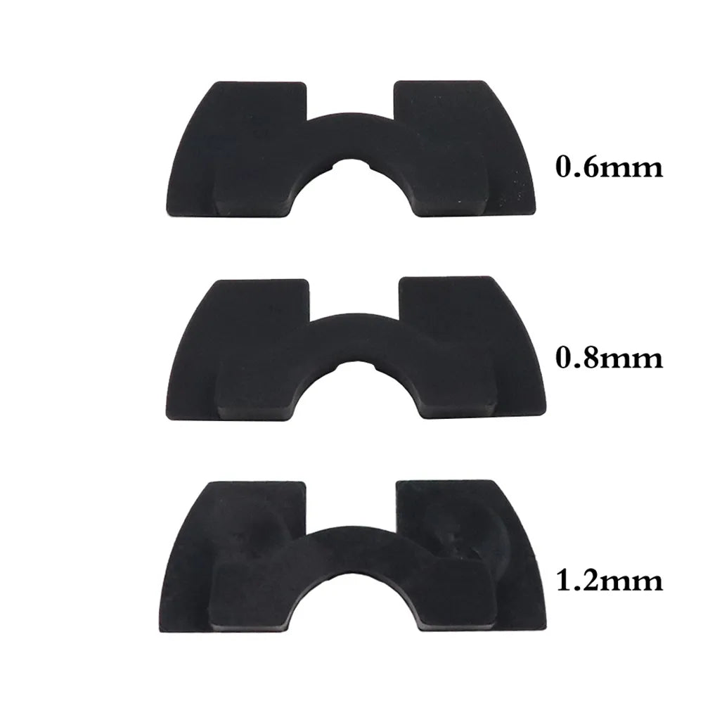 Red Black 3pcs set 0.6mm 0.8mm 1.2mm Rubber Front Fork Scooter Parts Damping Cushion Spacer Vibration Damper for Xiaomi M365-WAYBIKER