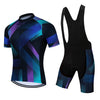 2024 Cycling Jersey Set Quick-Dry Bicycle Cycling Set with 20D Gel Pad Summer Anti-UV Men Pro Short-Sleeves Bicycle Clothing
