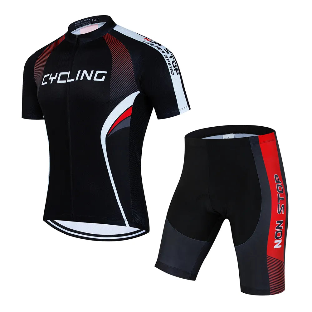 2023 TEAM Cycling jersey Sets Mens Cycling Clothing Summer Short Sleeve Quick-dry MTB Bike Suit Maillot Ciclismo Hombre