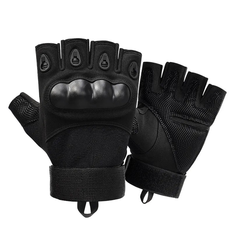 Half Finger Men's Gloves Outdoor Military Tactical Gloves Sports Shooting Hunting Airsoft Motorcycle Cycling Gloves-WAYBIKER