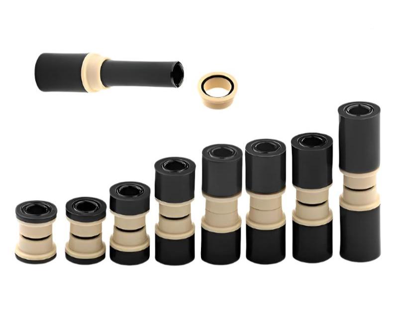 MTB Rear Shock DU Bushing Ring 8x22/24/32/44/50/52/54/68mm Aluminium Alloy DU Ring for Fox Rockshox Mountain Bike Shocks Parts-WAYBIKER