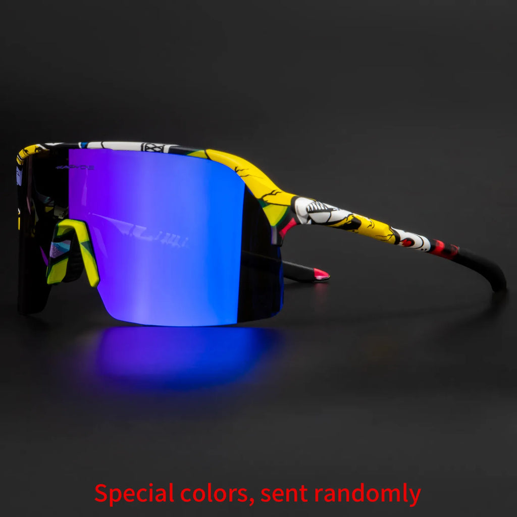 Kapvoe Cycling Sunglasses Polarized Bicycle Eyewear Cycling Glasses Men Women Road Mountain Bike Outdoor Sport Goggles-WAYBIKER