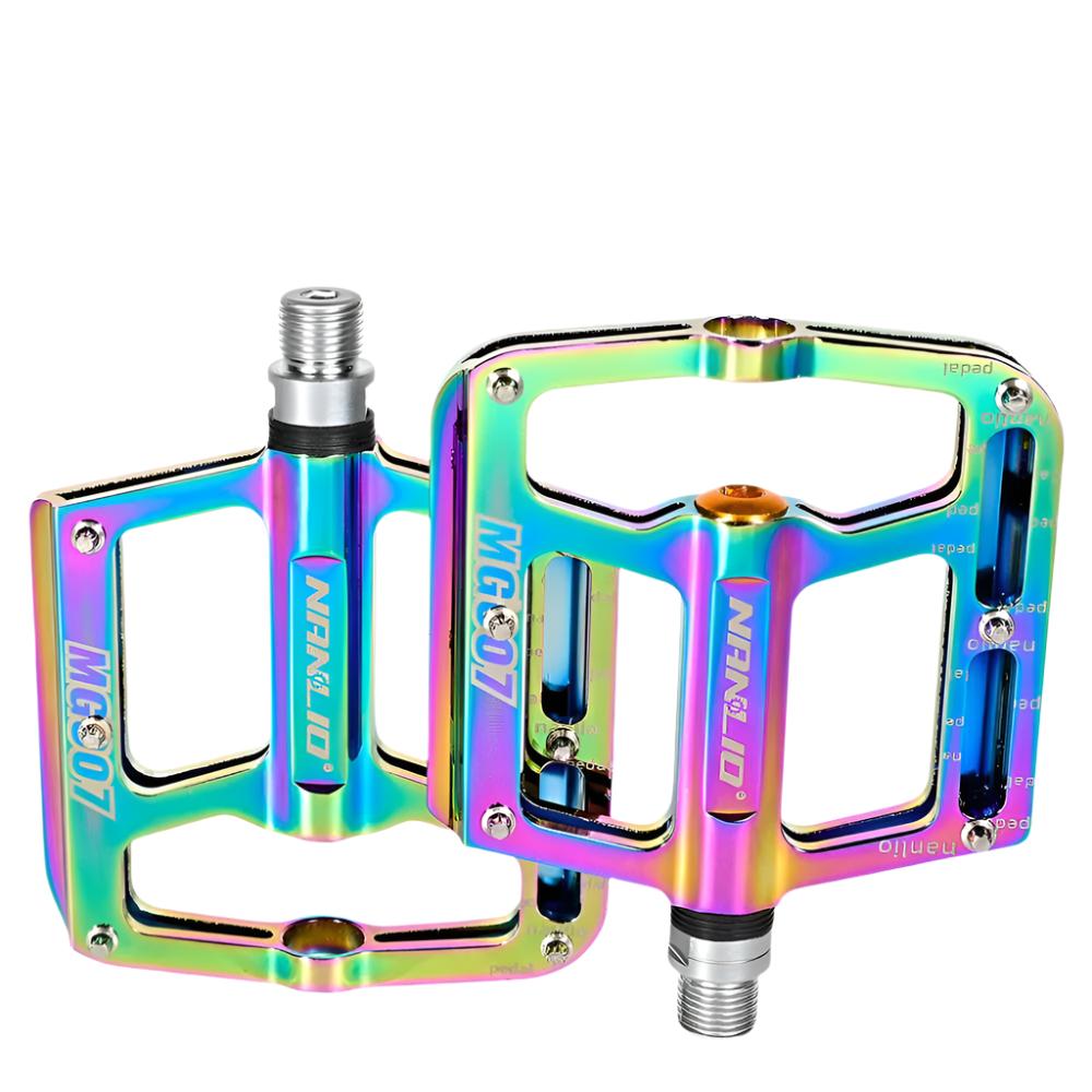 Bicycle Pedals NanLio MG007 Ultralight 3 Sealed Bearings Cycling Aluminium Alloy MTB Pedals Bike Flat BMX Bike Accessories-WAYBIKER