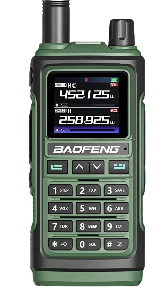 Baofeng UV-17 PRO GPS Air Band Walkie Talkie 999CH Wireless Copy Frequency NOAA Six Bands Amateur Ham Two Way Radio for Hunting-WAYBIKER