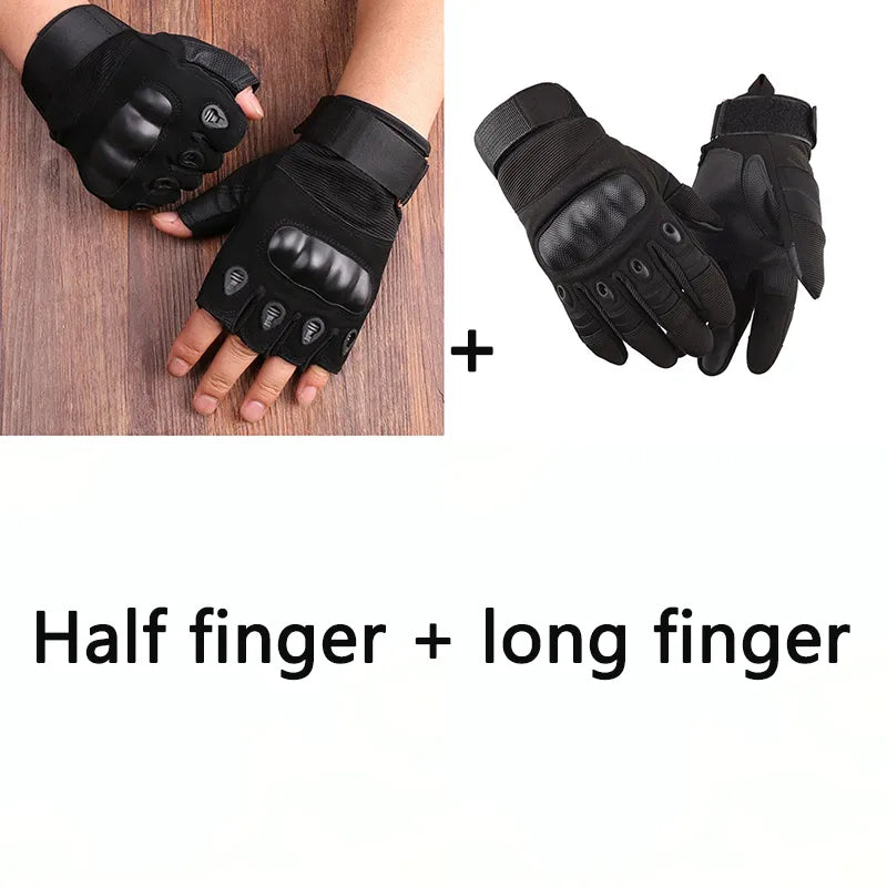 Combination Outdoor Tactical Cycling Gloves Multifunctional Sports Gloves Combat Gloves, shooting and hunting gloves-WAYBIKER