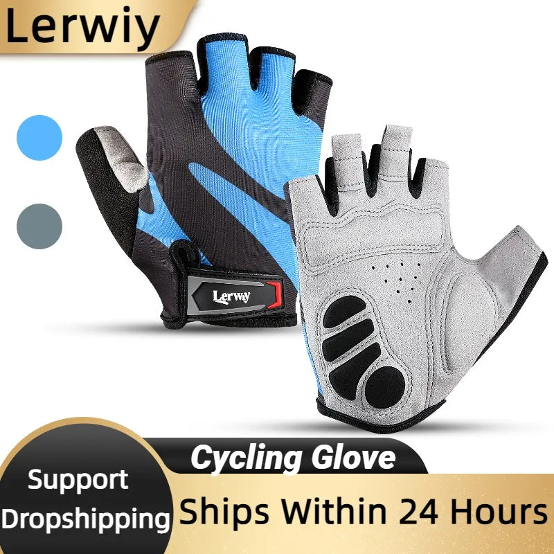 MTB Racing Riding Gloves Anti-skid Shock Touch Screen Gloves Wear Resistant Breathable Fitness Motorcycle Glove Men-WAYBIKER