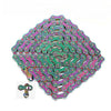 ZHIQIU 8S/9S/10S/11Speed Bicycle Chain Rainbow Color 116 Links Ultralight Bike  Chain with Magic Buckle for MTB/BMX/Road Bike-WAYBIKER