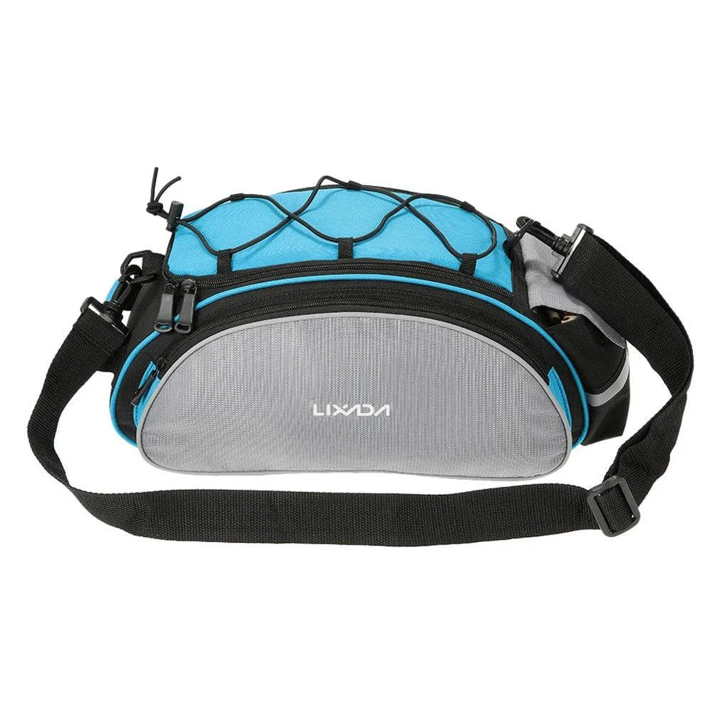 Bicycle Rear Seat Bag Multifunction Waterproof MTB Bicycle Pannier Bag Bike Rack Bag With Rain Cover-WAYBIKER