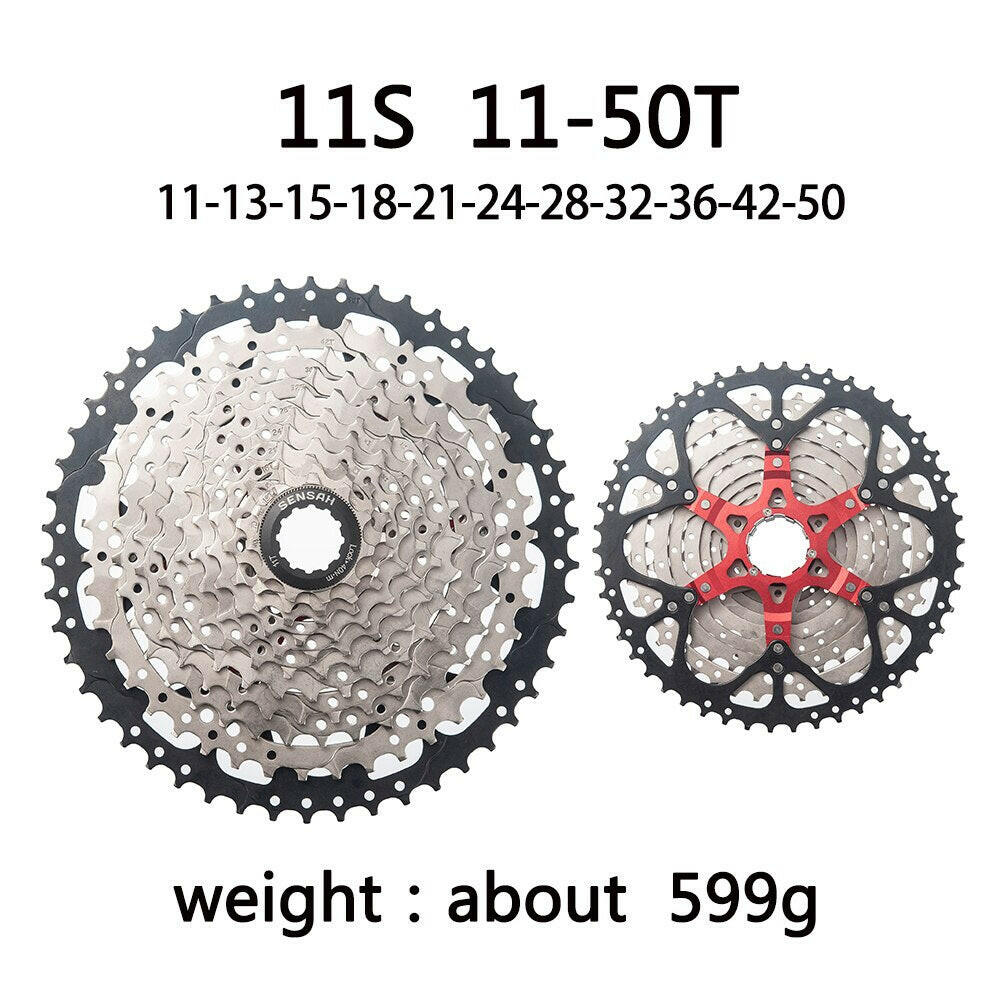 SENSAH Mountain Bike 8 9 10 11 12 Speed Velocidade Bicycle Cassette MTB Freewheel Sprocket 40T 42T 46T 50T 52T for HG HUB-WAYBIKER
