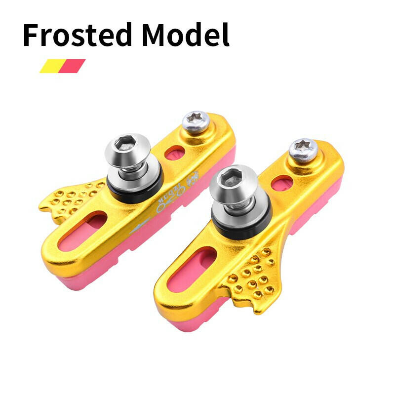 MUQZI Bike Brake Pads For Alloy Rims Ultra light Rubber Brake Shoes MTB Road Bicycle Brake Block Cycling Accessories-WAYBIKER