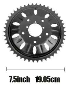 BAFANG Electric Bike Chainwheel 42T 44T 46T 48T 52T BBS01B BBS02B BBSHD Mid Motor Chainring EBike Conversion Accessories-WAYBIKER