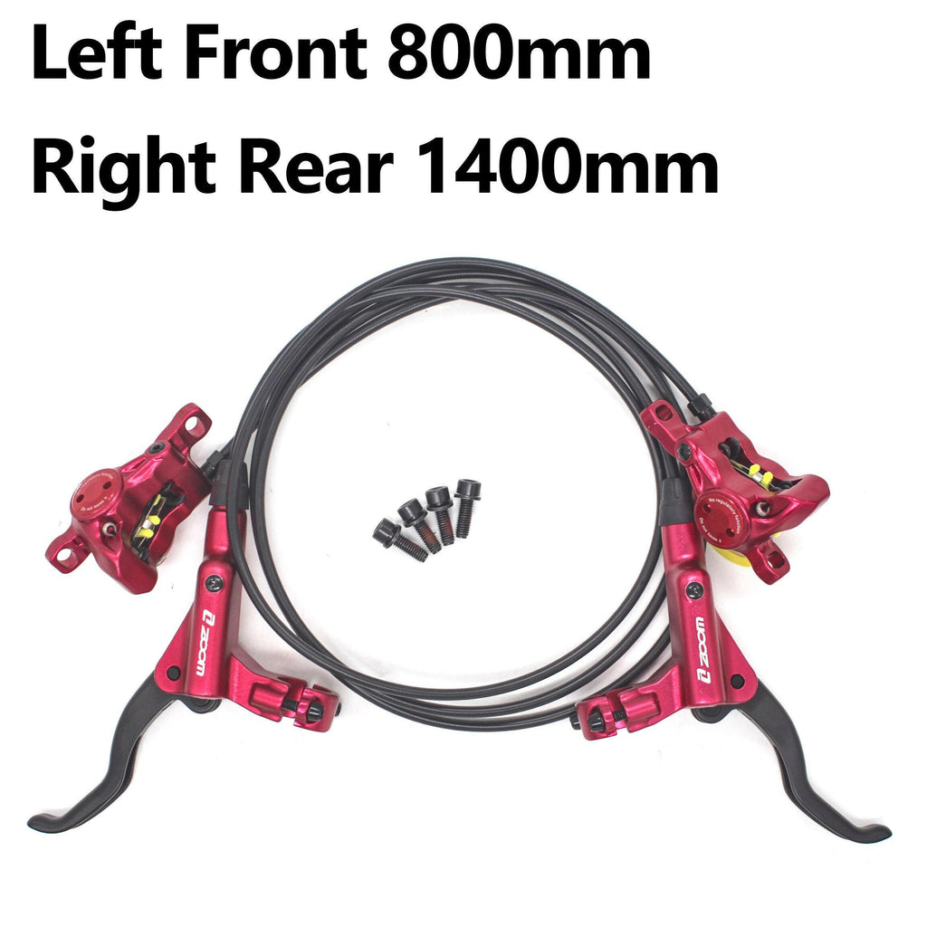 ZOOM HB-875 Bike Brake mtb Hydraulic Disc brake  M395 MT200 left front right rear  800/1400MM-WAYBIKER