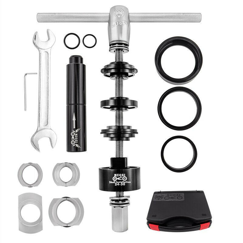 MUQZI Bicycle Bottom Bracket Remove Install Tool Bearing Press Fit Tools MTB Road Bike Repair Kit For BB86 BB30 BB92 PF30-WAYBIKER