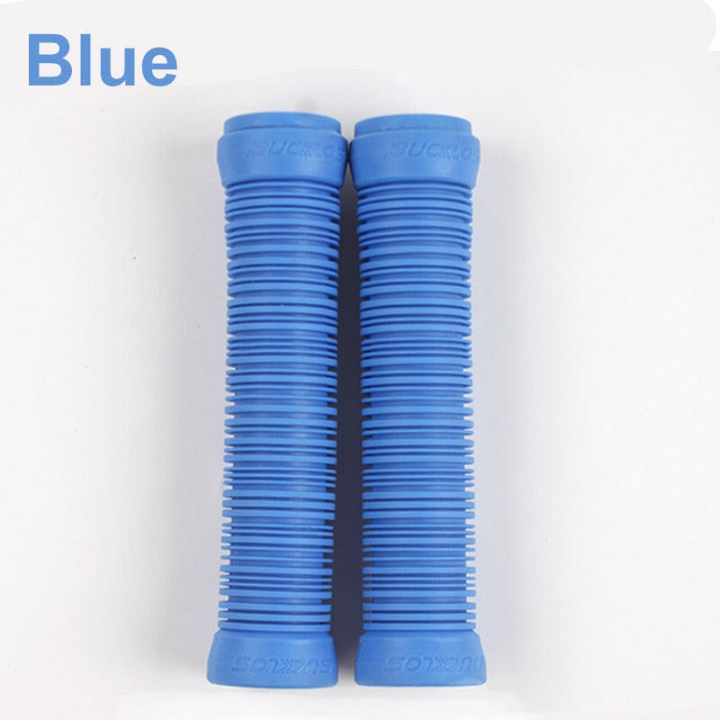 BUCKLOS Bicycle Grips MTB Grips Anti-skid Shock Absorber Silicone Bike Handlebar Grip with Bar End Plug Bicycle Accessories-WAYBIKER
