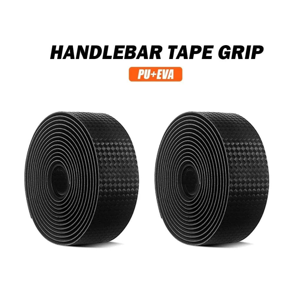 New Road Bike Tape Bicycle Handlebar Tapes Non-slip Breathable Comfortable 3K Carbon Woave PU Leather Tape Bicycle Accessories-WAYBIKER