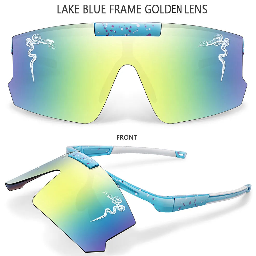 Brand Men Women Fashion Shades Windproof Eyewear Brand Sports MTB Goggles UV400 Outdoor Cycling Running Party Sunglasses-WAYBIKER