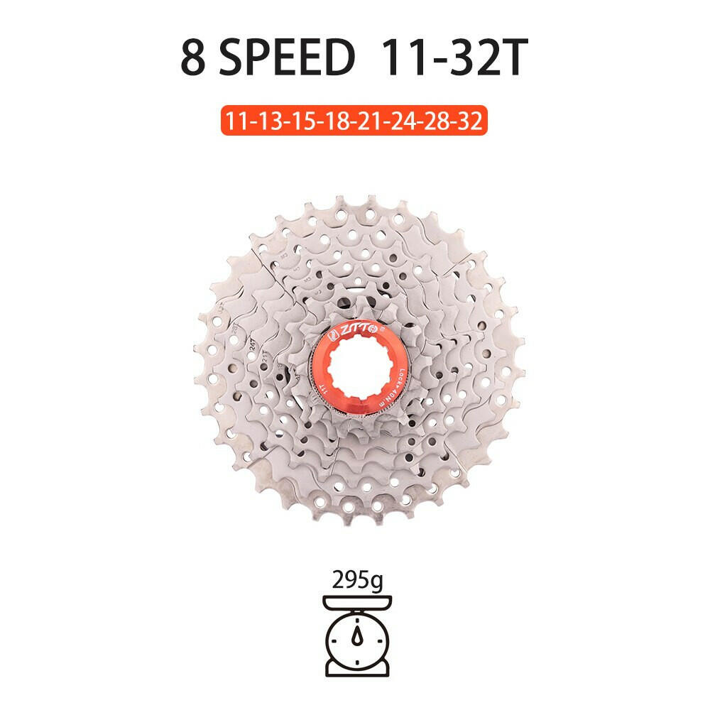 ZTTO 8 9 10 11 Speed Bicycle Cassette Road Bike 10speed Steel Sprocket 8s 9s 10s 11s 8v K7 Freewheel Bicycle Parts-WAYBIKER