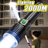 2000M Ultra Powerful Led Flashlight Tactical Torch Usb Rechargeable Flashlight 18650 XHP360 Camping Lantern Waterproof Hand Lamp-WAYBIKER