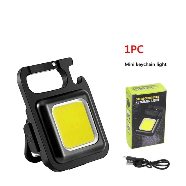 USB Rechargeable LED Flashlight New COB Magnetic Work Lamp Portable Lanterna Built In Battery Camping Torch Emergency Light-WAYBIKER
