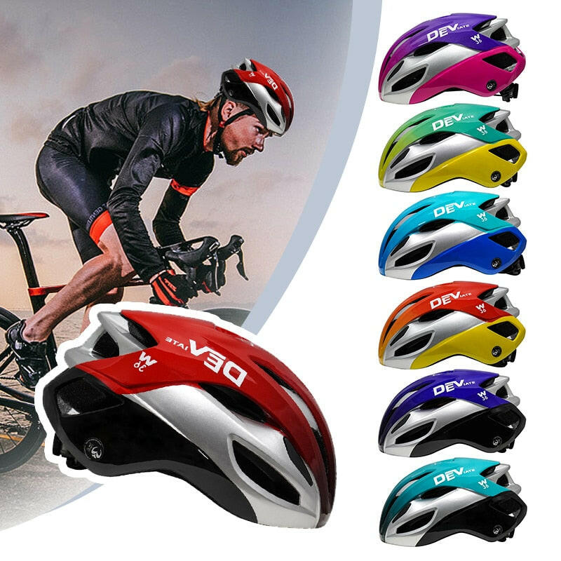 Road Bike Helmet Racing Outdoor Adult Sports Mountain Biking Equipment Special Helmet Men and Women Adjustable Riding Hat-WAYBIKER