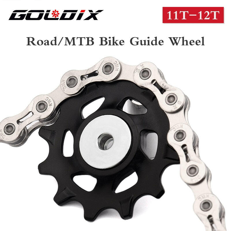 GOLDIX MTB Bicycle Pulley Wheel Nylon Fiber 11T 12T Road Bike Jockey Rear Derailleur Repair Kit for Shimano Sram X01 XX1 GX NX-WAYBIKER