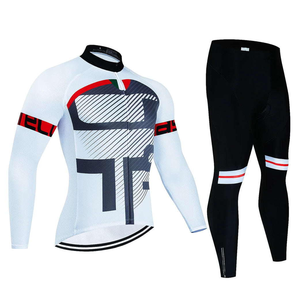 2024 Long Sleeve Cycling Sets Bicycle Clothing Breathable Mountain Cycling Clothes Suits Ropa Ciclismo Verano Triathlon-WAYBIKER