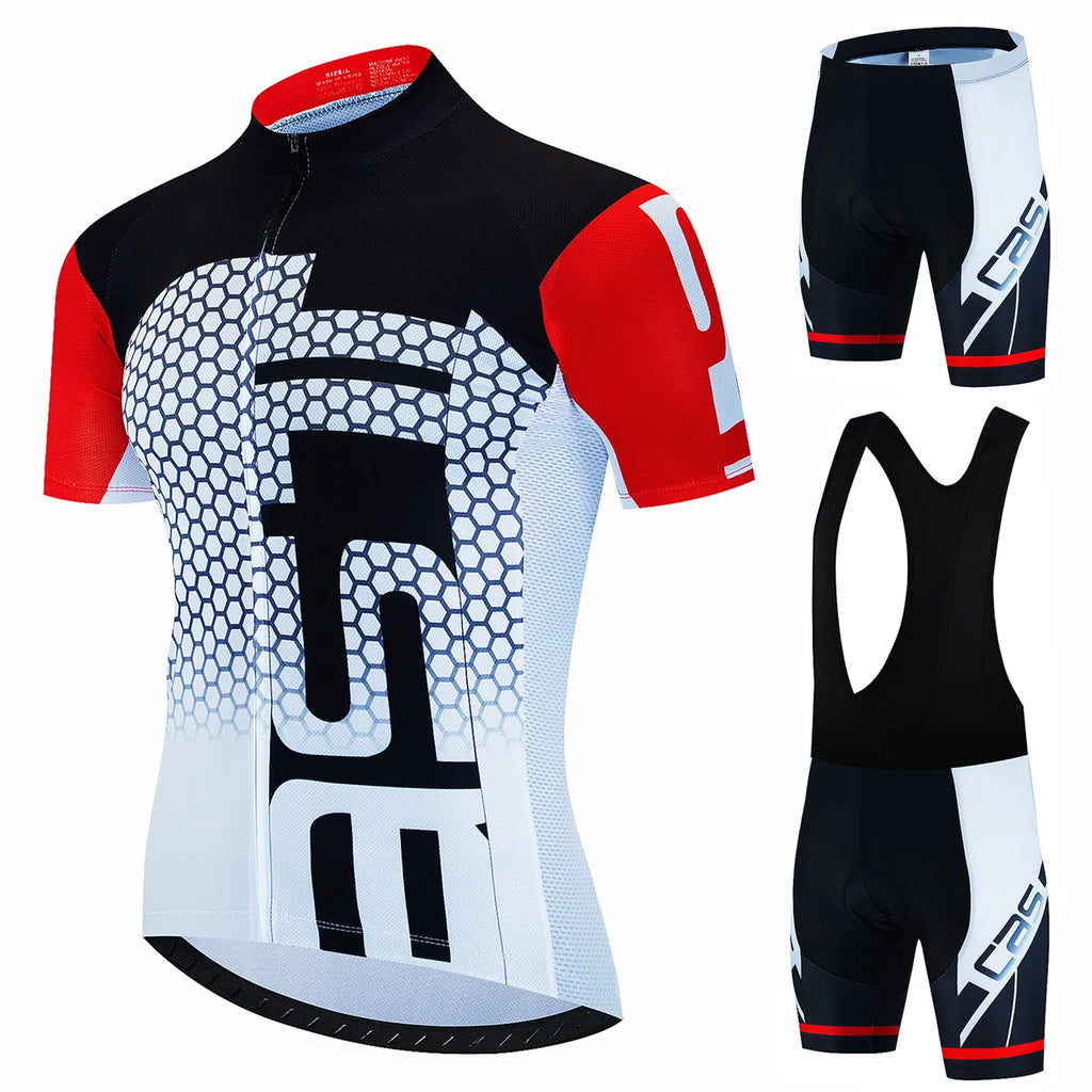 New Cycling Jersey Set Summer Cycling Clothing MTB Bike Clothes Uniform Maillot Ropa Ciclismo Men's Cycling Clothes Bicycle Suit
