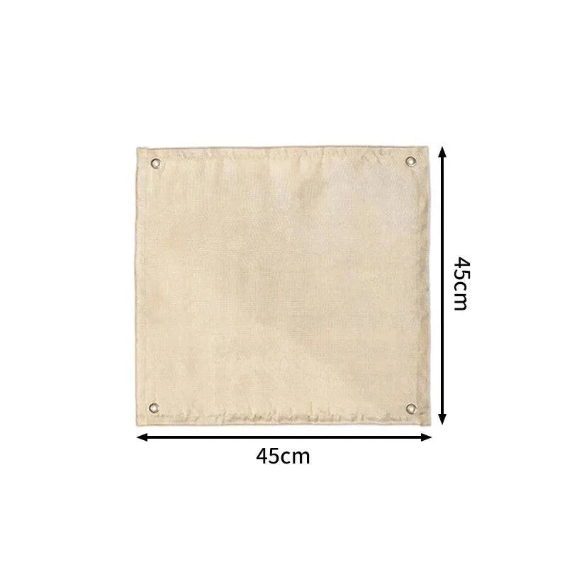 Outdoor Camping Fireproof Cloth Picnic Barbecue Insulation Mat Flame Retardant High Temperature Fire Blanket Fiberglass Mat-WAYBIKER