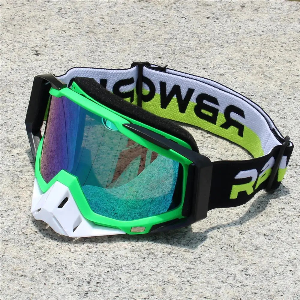 Newest Motorcycle Sunglasses For Men Motocross Safety Protective MX Night Vision Helmet Goggles vintage Driving Glasses-WAYBIKER