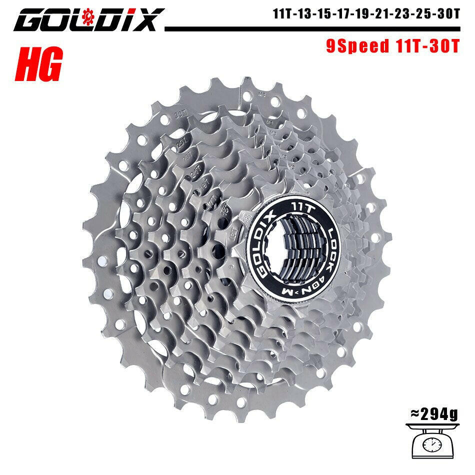 GOLDIX MTB/Road bike Cassette 11-25/28/32/34/36T bicycle freewheel 8/9/10/11/12 speed sprocket flywheel for Shimano SRAM-WAYBIKER
