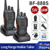 Baofeng BF-888S Long Range Walkie Talkie UHF 400-470MHz Ham Two Way Radio Comunicador Transceiver for Hotel Camping
