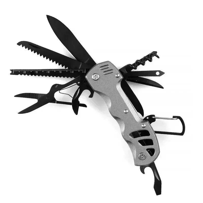 Multifunctional Folding Swiss Army Portable Stainless Steel Pocket Knife Outdoor Camping Emergency CombinationTool Survival Gear-WAYBIKER