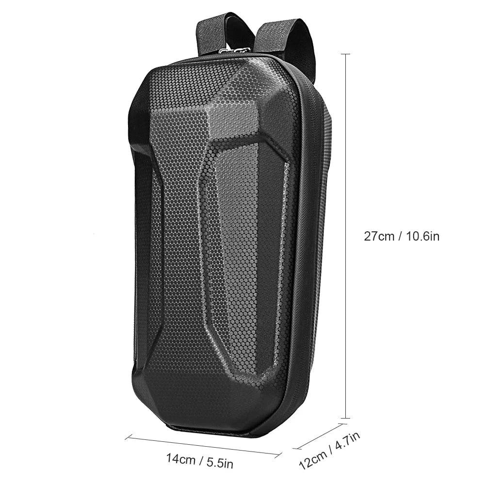 1.5L/4L Scooter Handlebar Bag Waterproof Hard Shell Bicycle Rack Backpack EVA E-Bike Storage Bag Folding Bike Electric Scooter-WAYBIKER
