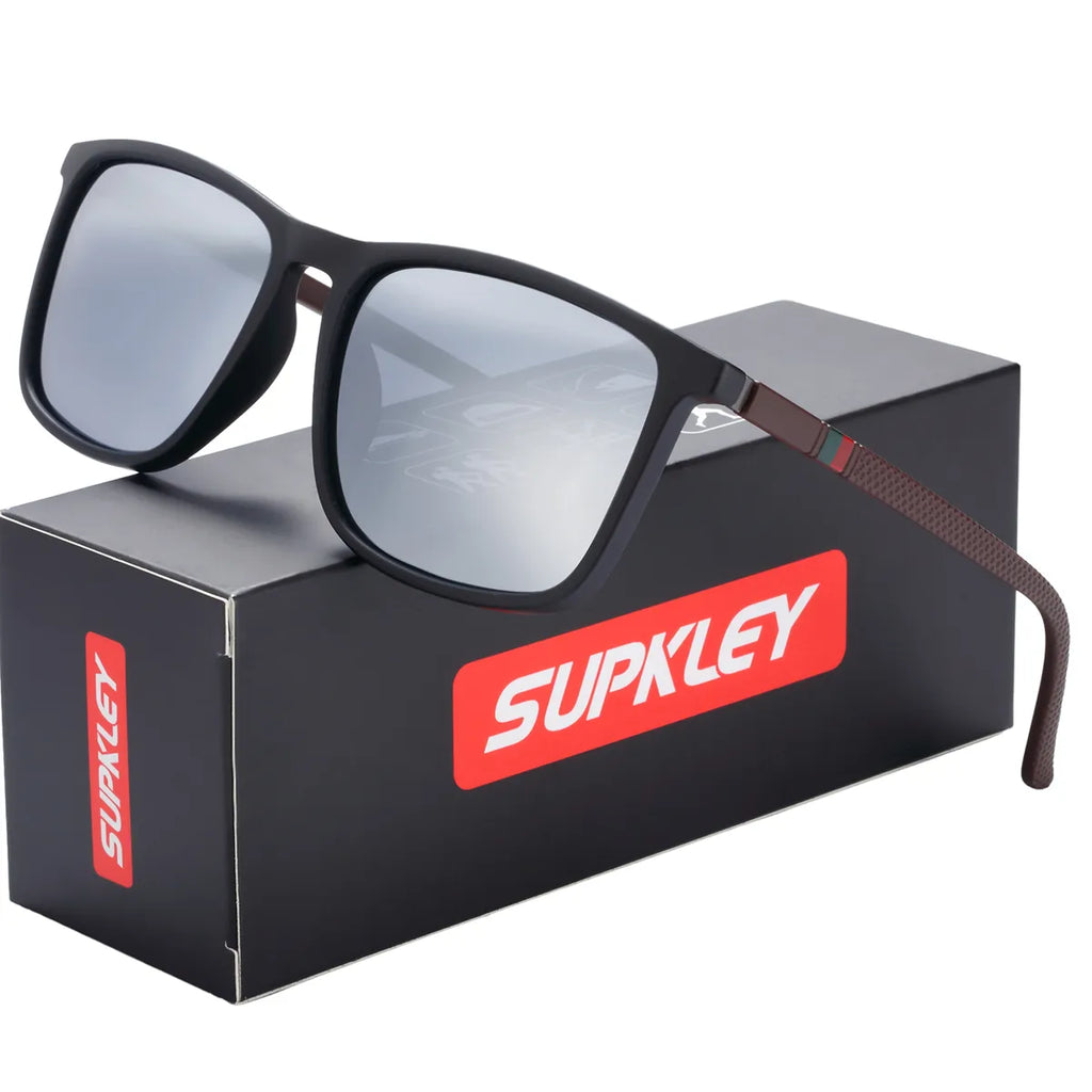SUPKLEY Men's Polarized Sunglasses Driver Driving Fishing Sunglasses Outdoor Cycling Sports Glasses UV400 Eyewear Accessory-WAYBIKER