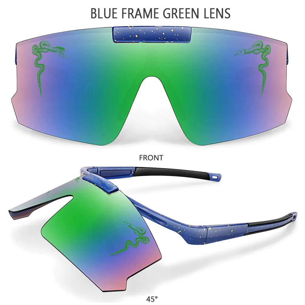 Brand Men Women Fashion Shades Windproof Eyewear Brand Sports MTB Goggles UV400 Outdoor Cycling Running Party Sunglasses-WAYBIKER