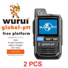 2PCS global-ptt global walkie talkie Wurui G0 POC mini radio commutator radios long range profesional Two-way radio internet