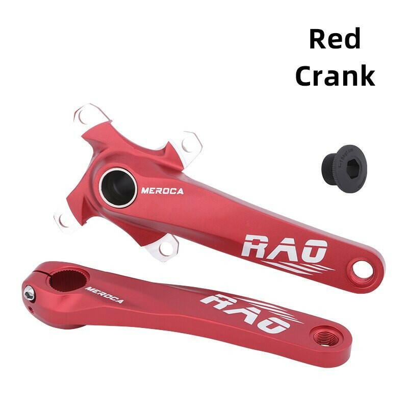 MEROCA Bicycle Crankset 170mm Forging Crank Narrow Wide teeth 104BCD Chainring 32/34/36/38T Chain Wheel For MTB bike crankset-WAYBIKER